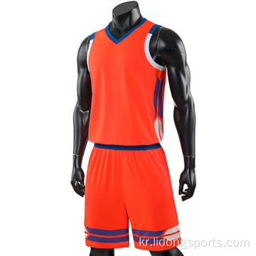 도매 새로운 인쇄 블랭크 팀 농구 유니폼